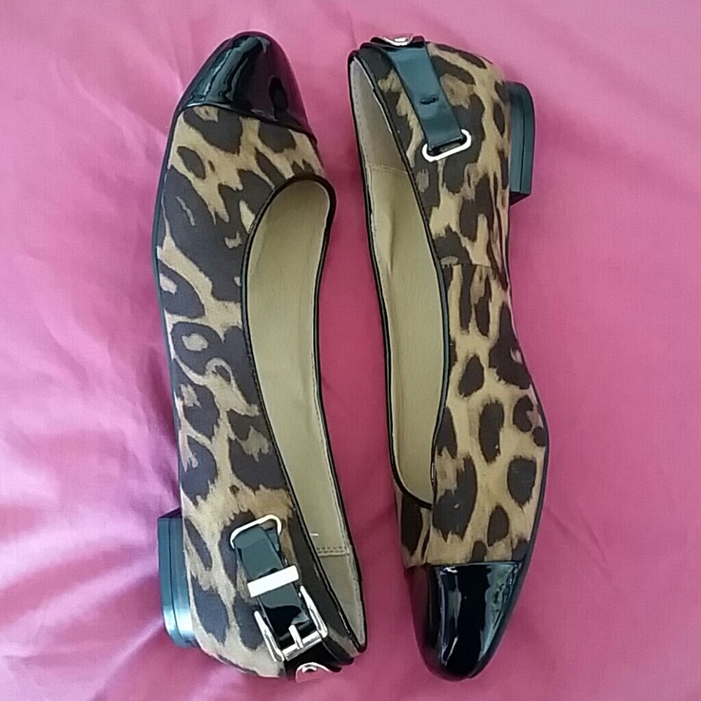 Cheetah print flats